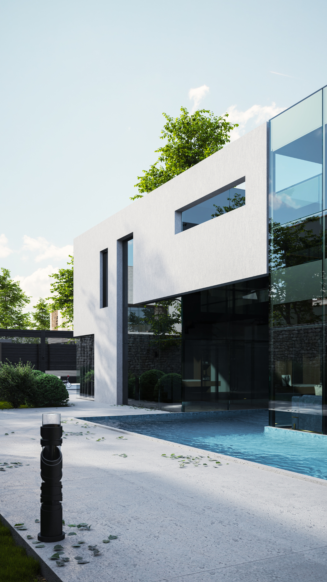 Moderne Villa mit Pool — repräsentatives Projekt von Kishoth Kanthepan, FutureHouse AG